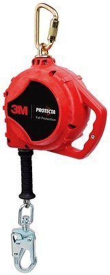 3M公司图片™ PROTECTA®Rebel™ 自动收缩救生索-电缆3590514，红色，20英尺（6.1米）